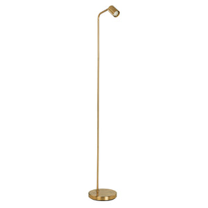Eglo EU Rigomagno Floor Lamp Brass GU10 Brushed Brass Floor Lamp with Downward Light