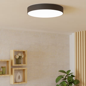Eglo EU GALLIZZI?Z Smart Ceiling Light – Black, Large 490mm, RGB+CCT, Dimmable, App Controlled Indoor Lighting