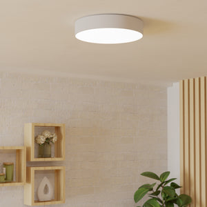 Eglo EU GALLIZZI?Z Smart Ceiling Light – White, 390mm, RGB+CCT, Dimmable, App Controlled Modern Indoor Lighting