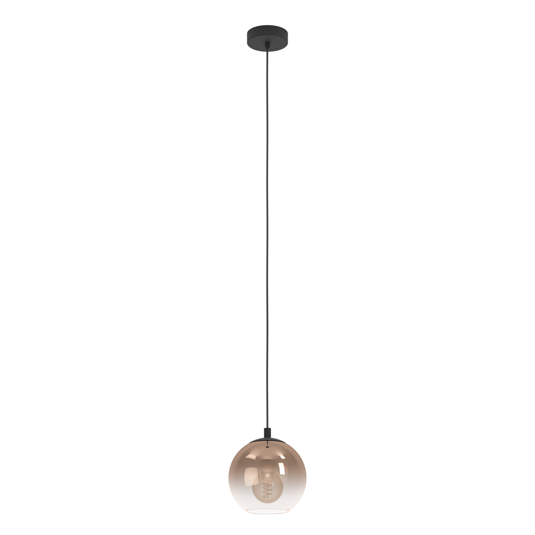 Eglo Lighting HL/1 E27 SW/KUPFER-TRANSP.'ARISCANI 1' Pendant Lamps from the ARISCANI 1 range. Part Number - 901923
