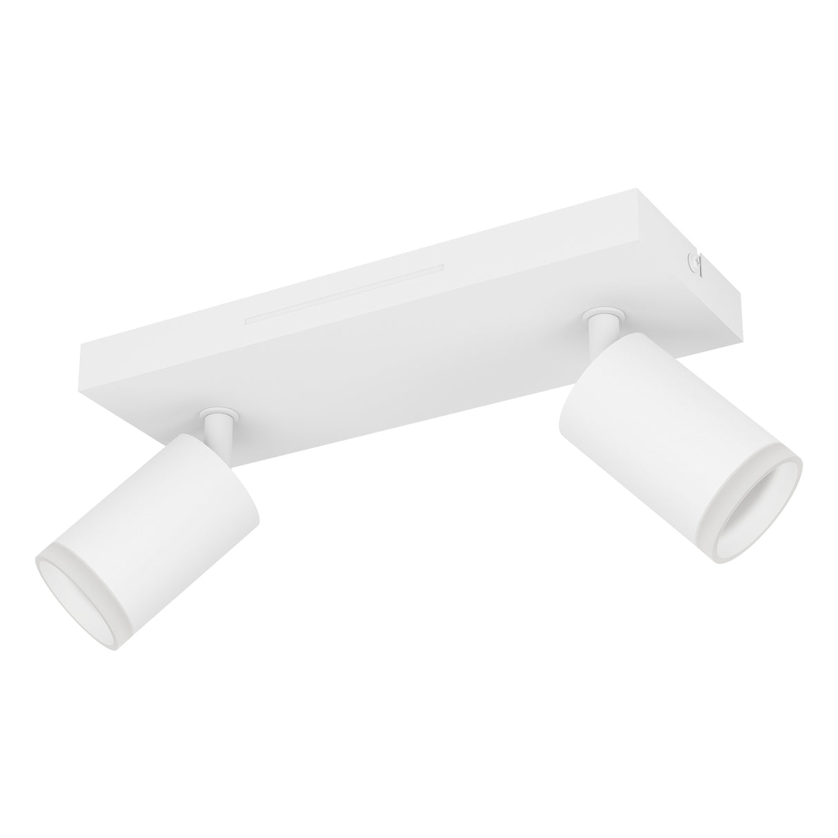 Eglo EU MELITELLO?Z Smart LED Spot Light – White, Dual Head, RGB+CCT, Dimmable, App Controlled Indoor Lighting