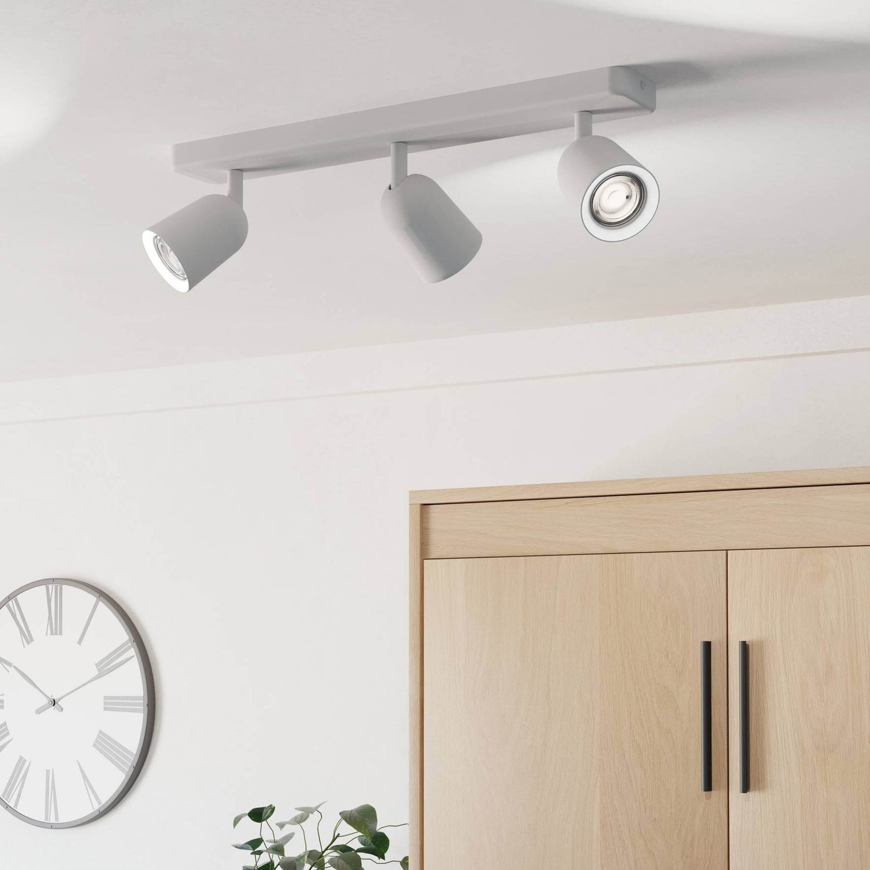 Eglo EU Camaldoli LED Wall Single Spotlight White Steel