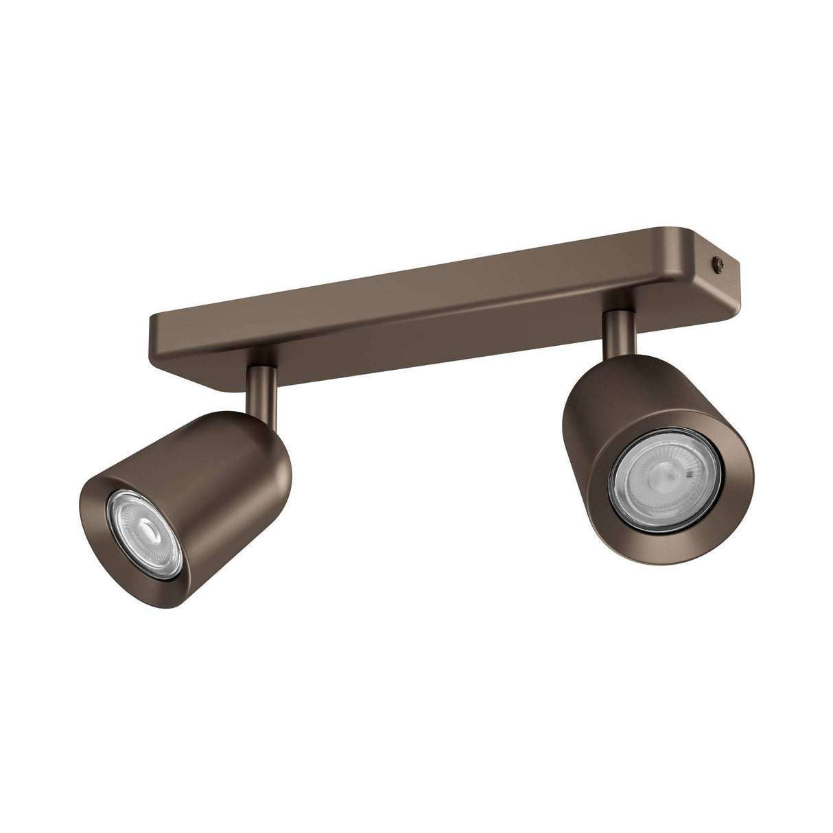 Eglo EU Camaldoli LED Dual Ceiling Spotlight Dark Bronze Steel