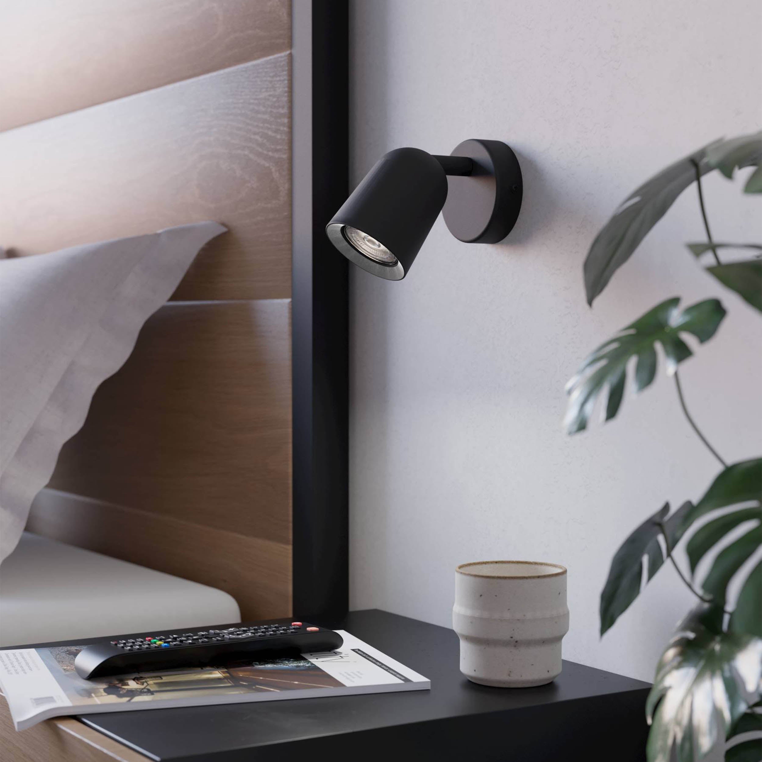 Eglo EU Camaldoli LED Dual Ceiling Spotlight Dark Black Steel product image - Endon Lighting from First Light Direct with great prices and fast UK delivery