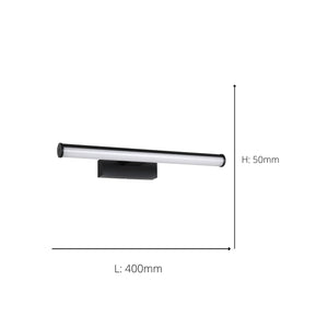 Eglo EU Vadumi Black & White Plastic Mirror Light, 40cm