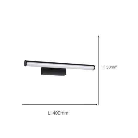 Eglo EU Vadumi Black & White Plastic Mirror Light, 40cm