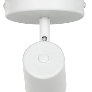 Eglo EU Consuma 1 LED Single Bathroom Spotlight White Steel
