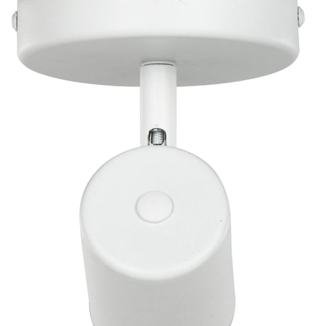 Eglo EU Consuma 1 LED Single Bathroom Spotlight White Steel