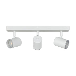 Eglo EU Consuma 1 LED Triple Bathroom Spotlight White Steel