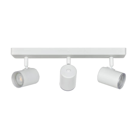 Eglo EU Consuma 1 LED Triple Bathroom Spotlight White Steel