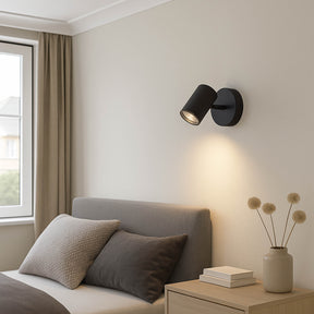 Eglo EU Consuma 1 LED Single Bathroom Spotlight Black Steel 
