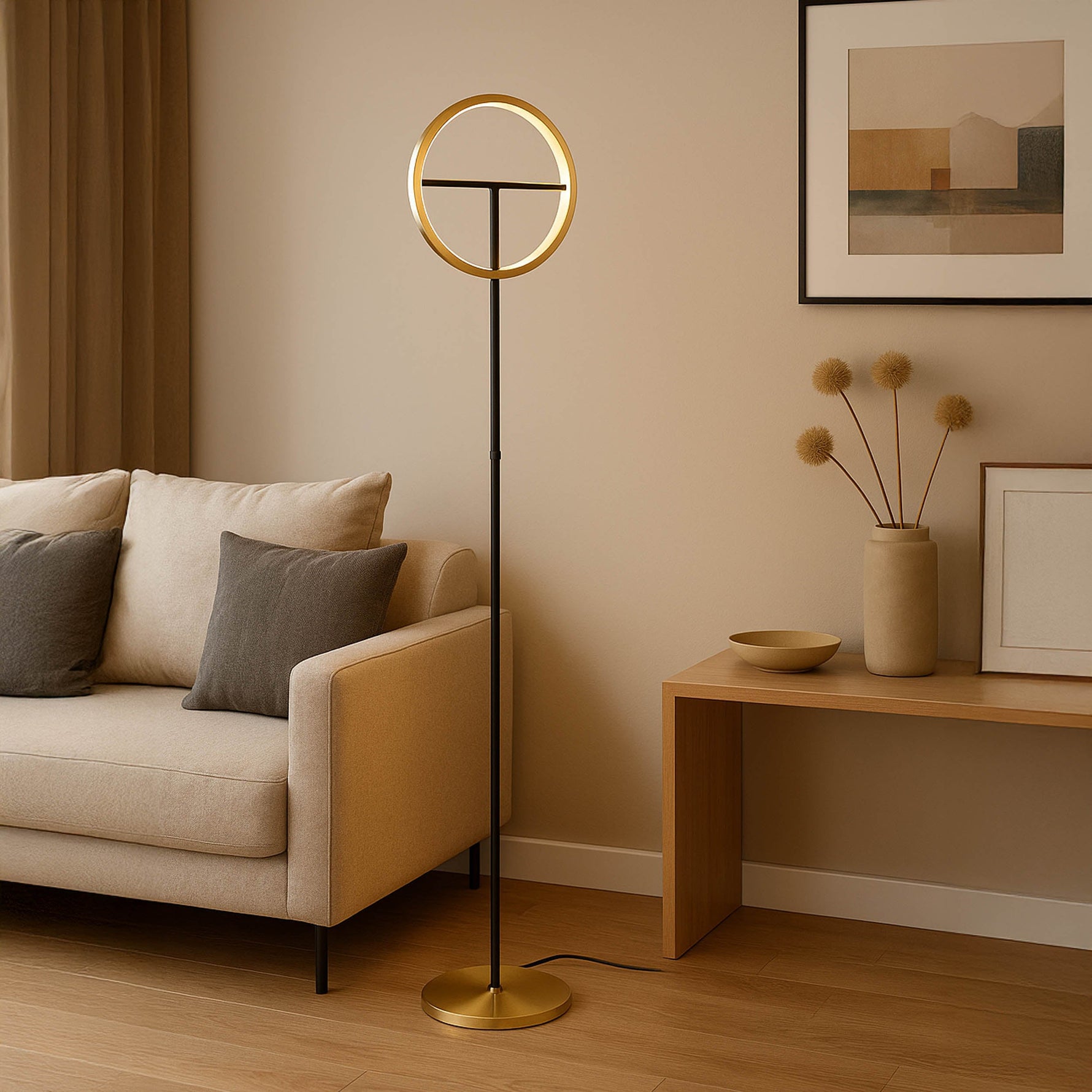 Eglo EU Castorama LED Single Wall Spotlight Modern Black & Brown product image - Endon Lighting from First Light Direct with great prices and fast UK delivery