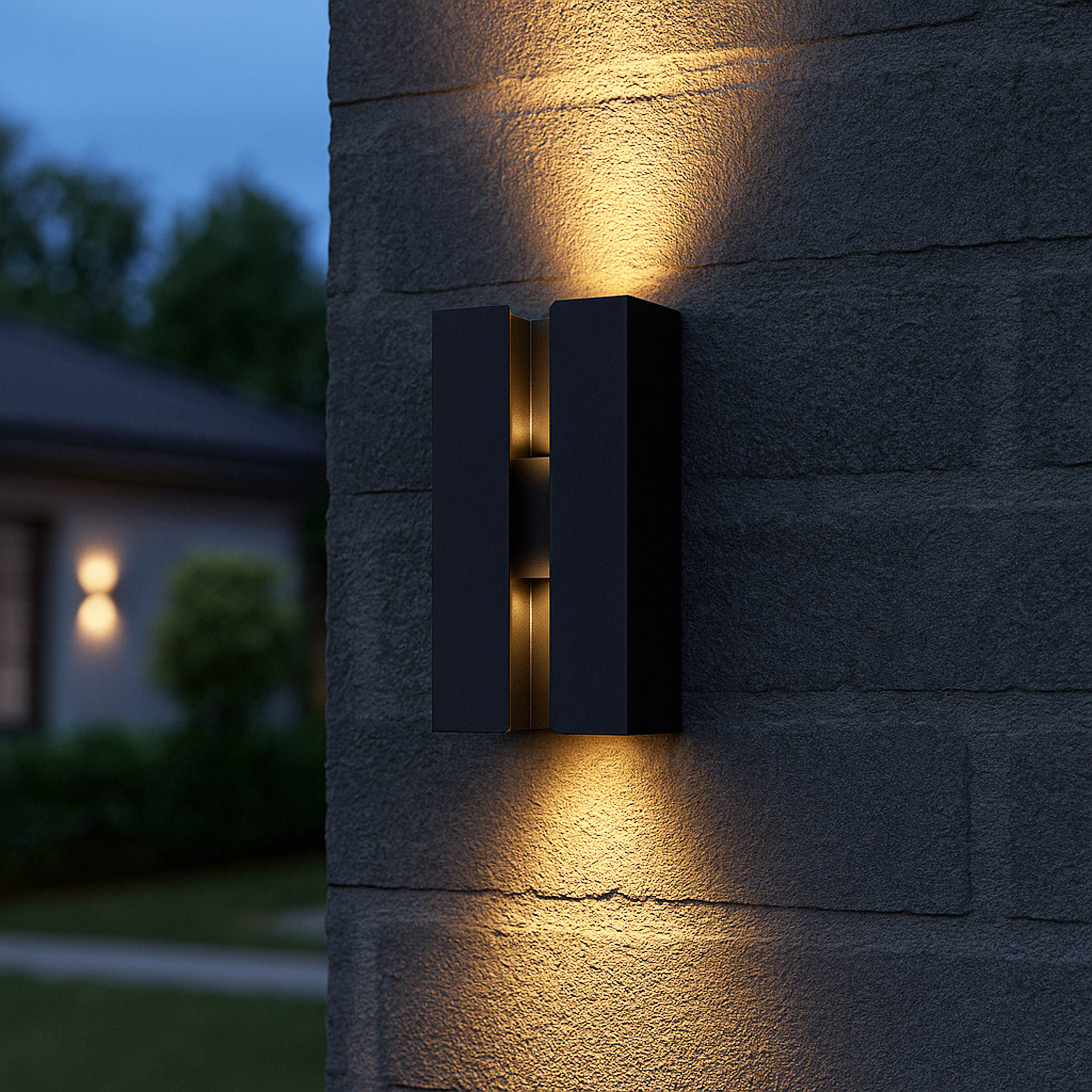Eglo EU Briscola LED Tricolour Wall Light White Steel