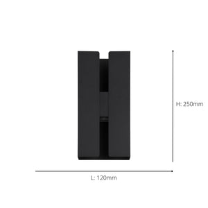 Eglo EU Briscola LED Tricolour Wall Light Black Steel