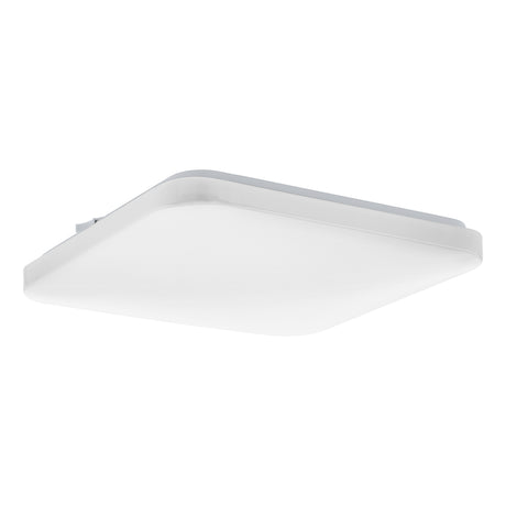 Eglo EU Frania-IP Plastic & Steel LED Bathroom Ceiling Light, 33cm