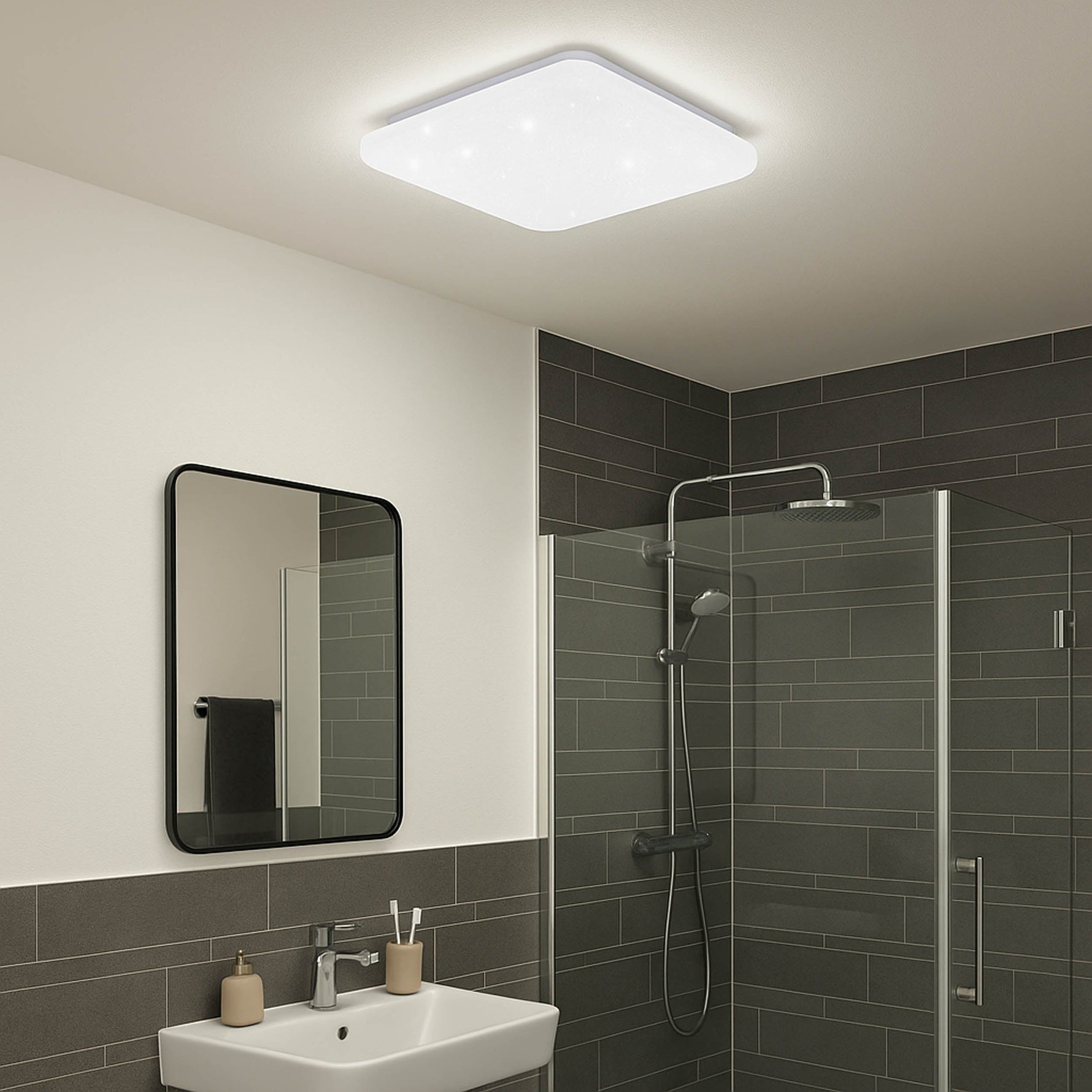 Eglo EU Fueva 6 Recessed LED Light Black 11.7cm product image - Endon Lighting from First Light Direct with great prices and fast UK delivery