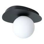 Eglo Lighting WL/1 G9 SCHWARZ/OPAL-MATT 'CASTROVIDO' Wall/Ceiling Lamps from the CASTROVIDO range. Part Number - 902091