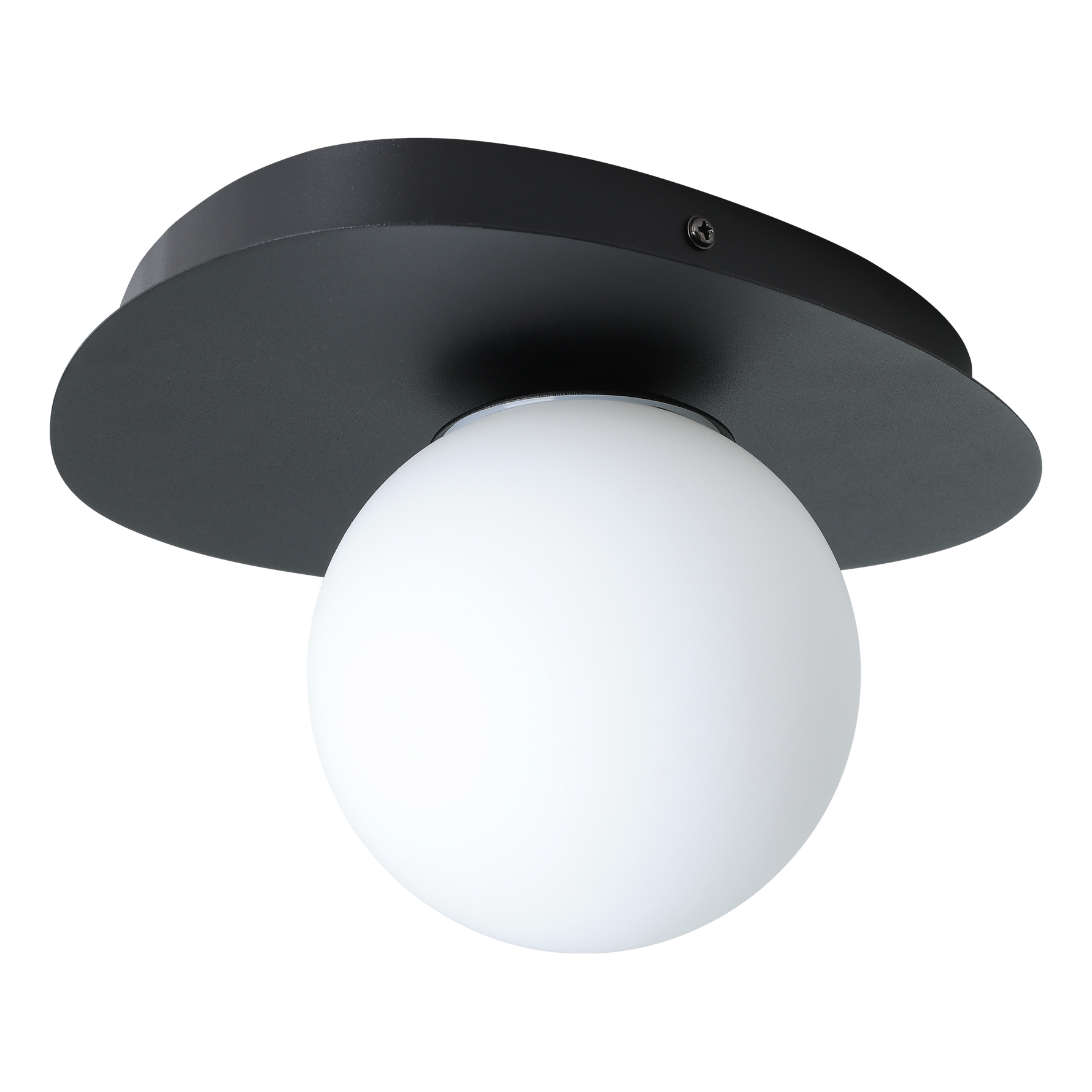 Eglo Lighting WL/1 G9 SCHWARZ/OPAL-MATT 'CASTROVIDO' Wall/Ceiling Lamps from the CASTROVIDO range. Part Number - 902091