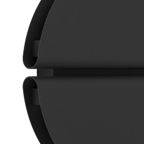 Eglo EU Pianosa LED Wall Light Circular Black Steel CCT