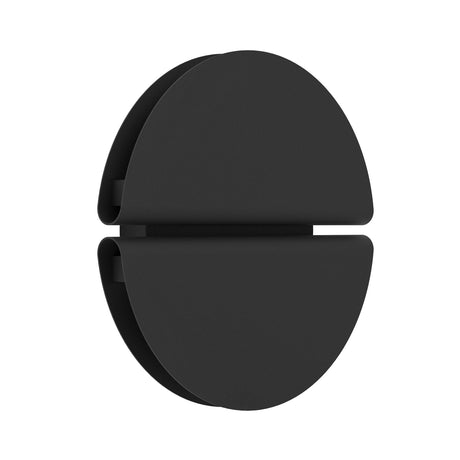 Eglo EU Pianosa LED Wall Light Circular Black Steel CCT