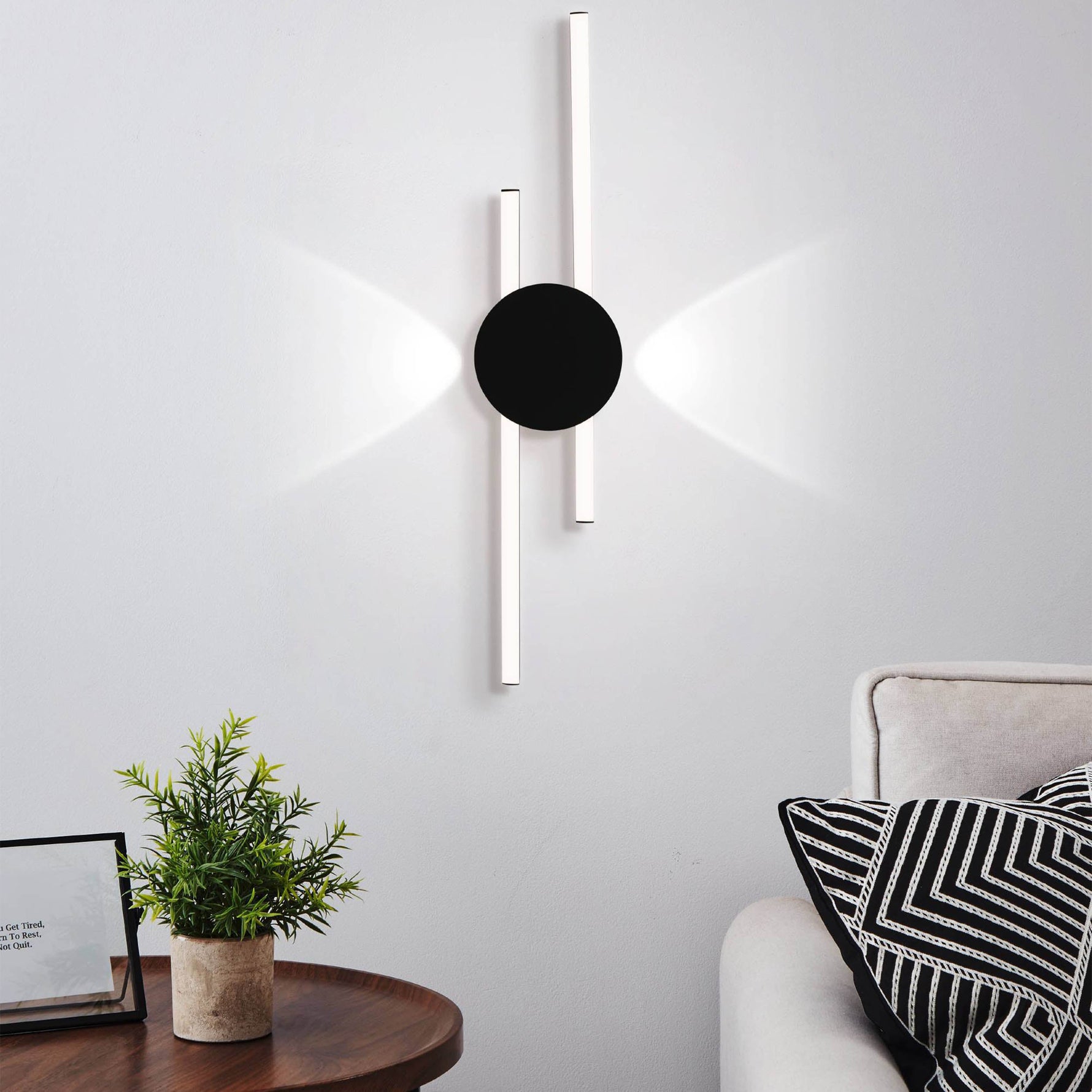 Eglo EU Venticello Sandy Aluminium LED Wall Light