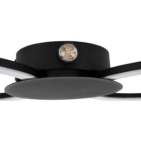 Eglo EU Venticello 1 Black Aluminium LED Wall Light