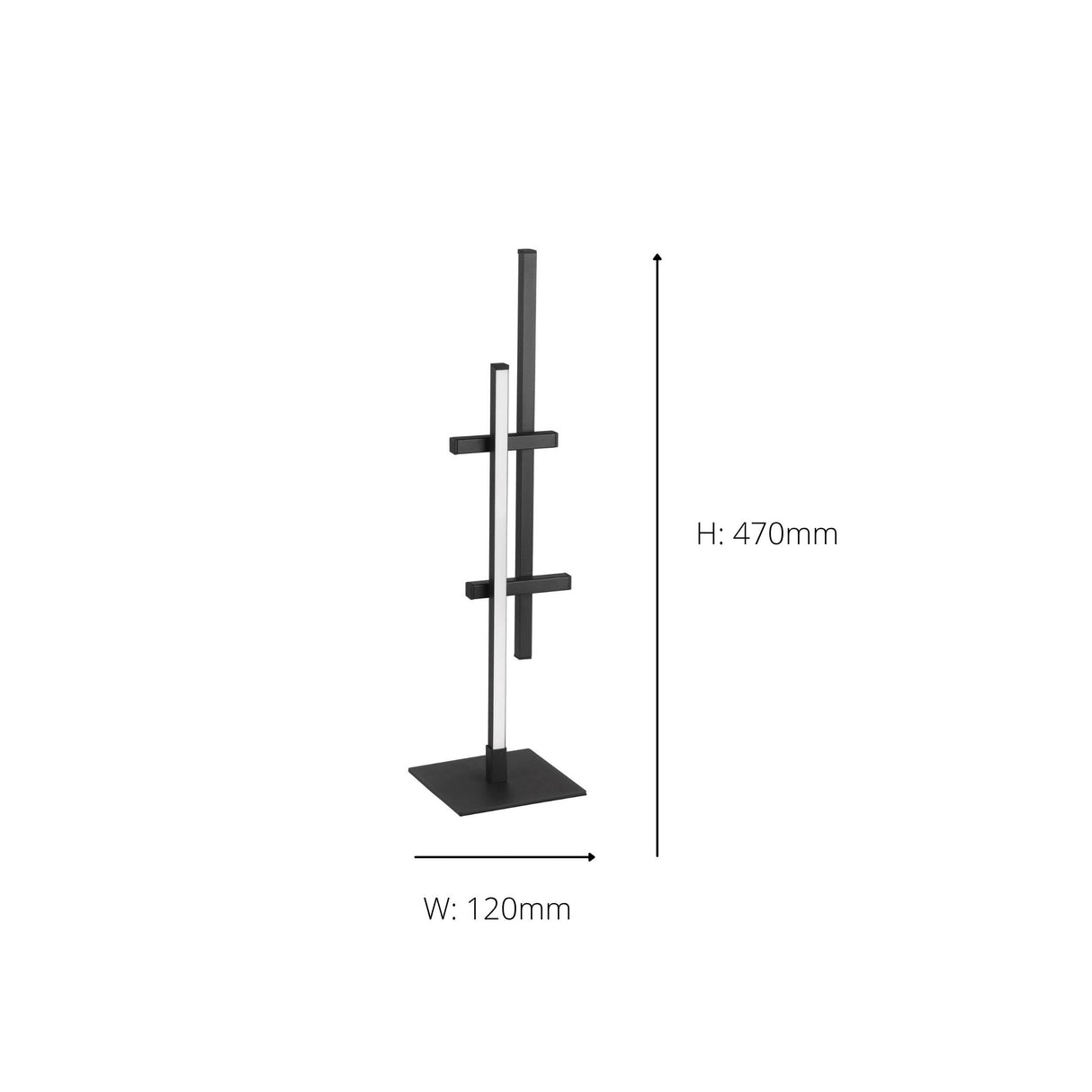 Eglo EU Trepiliano Black Metal & Plastic LED Table Light