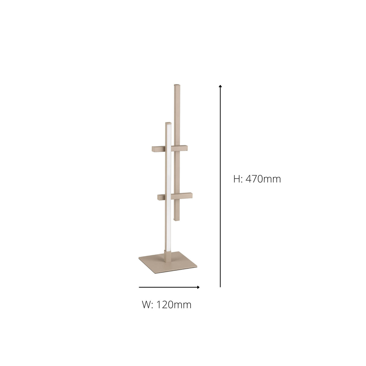 Eglo EU Trepiliano Sandy Metal & Plastic LED Table Light
