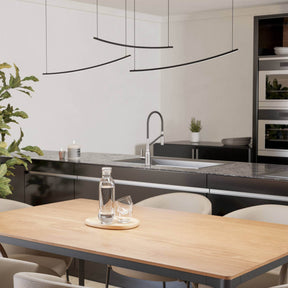Eglo EU Villeggi Black Contemporary LED Pendant Light