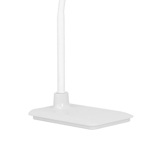 Eglo EU Lauro LED Table Lamp White Plastic Slim Rounded Light Head