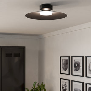 Eglo EU Conomavilla-Z Black Steel Conical Shades Modern Smart Control Ceiling Light