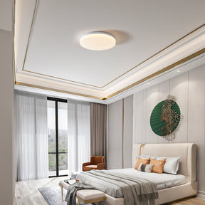 Eglo EU Frania-Z Smart Control Rounded Plastic & Steel LED Ceiling Light, 31cm