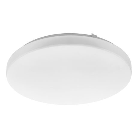 Eglo EU Frania-Z Smart Control Rounded Plastic & Steel LED Ceiling Light, 31cm