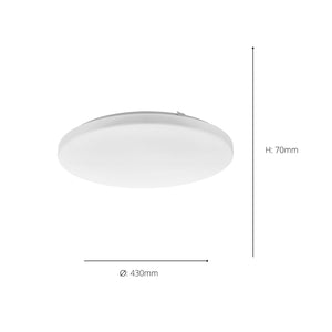 Eglo EU FRANIA?Z Smart LED Ceiling Light – RGB & Tuneable White, App & Remote Control, 3000?lm