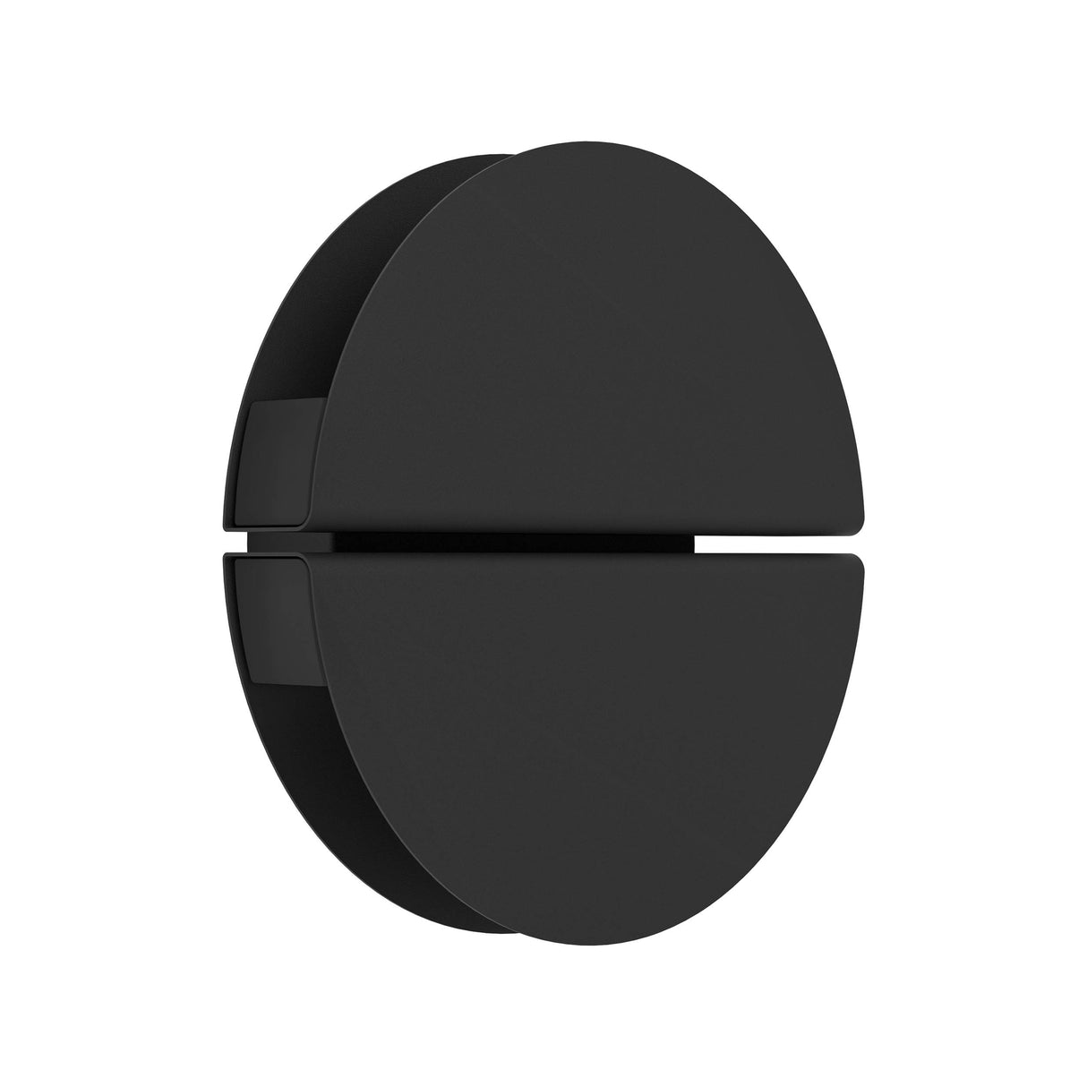 Eglo EU Vascella Black Round Stainless Steel LED Outdoor Wall Light