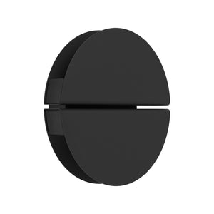 Eglo EU Vascella Black Round Stainless Steel LED Outdoor Wall Light