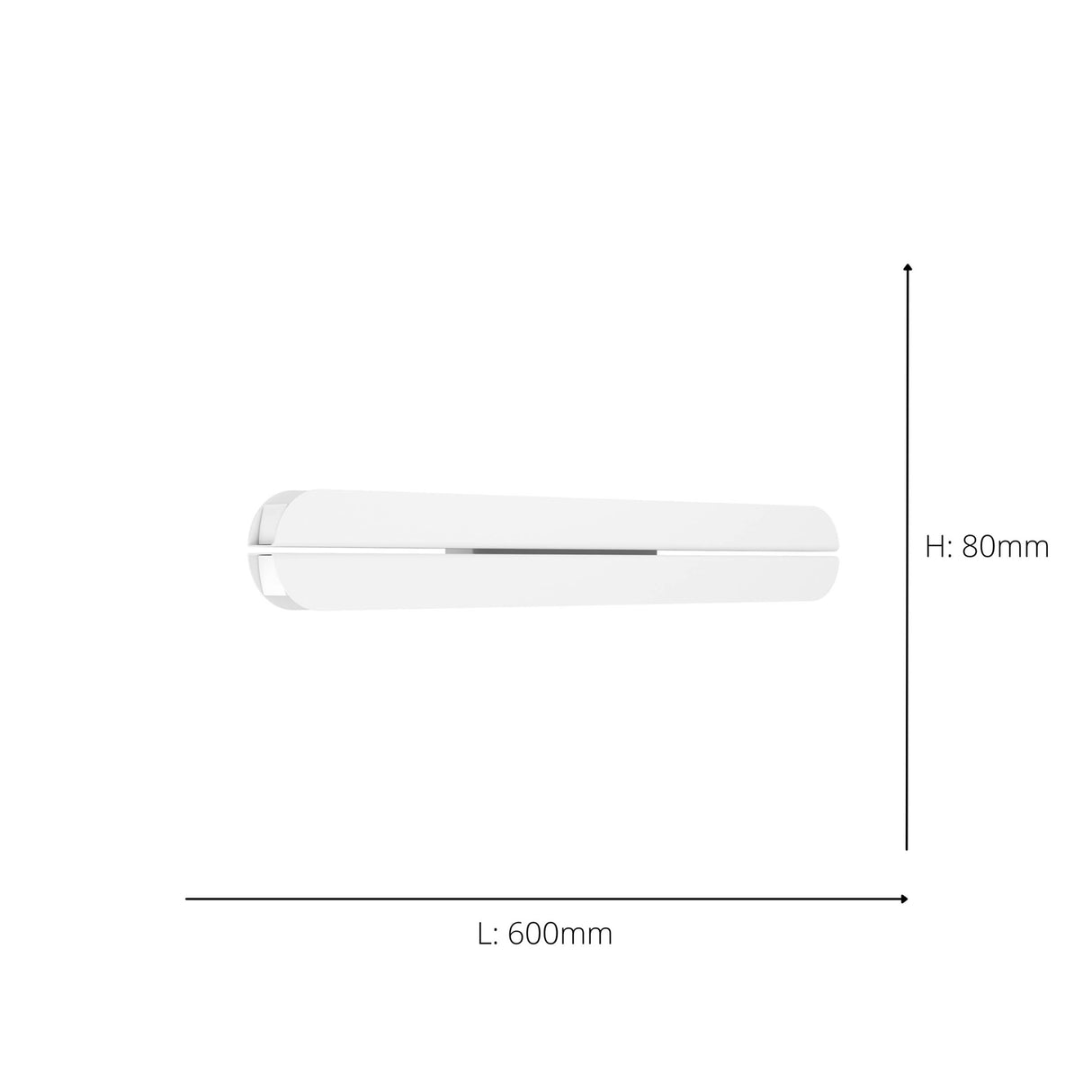 Eglo EU Vascella White Stainless Steel LED Outdoor Wall Light