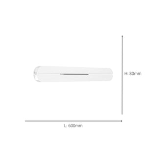 Eglo EU Vascella White Stainless Steel LED Outdoor Wall Light