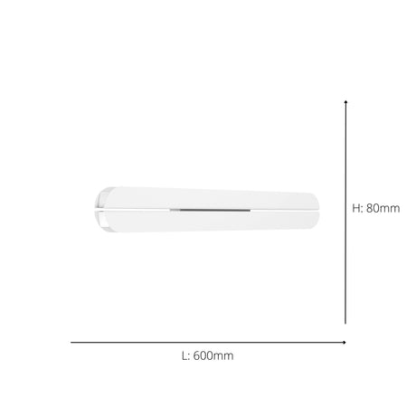 Eglo EU Vascella White Stainless Steel LED Outdoor Wall Light