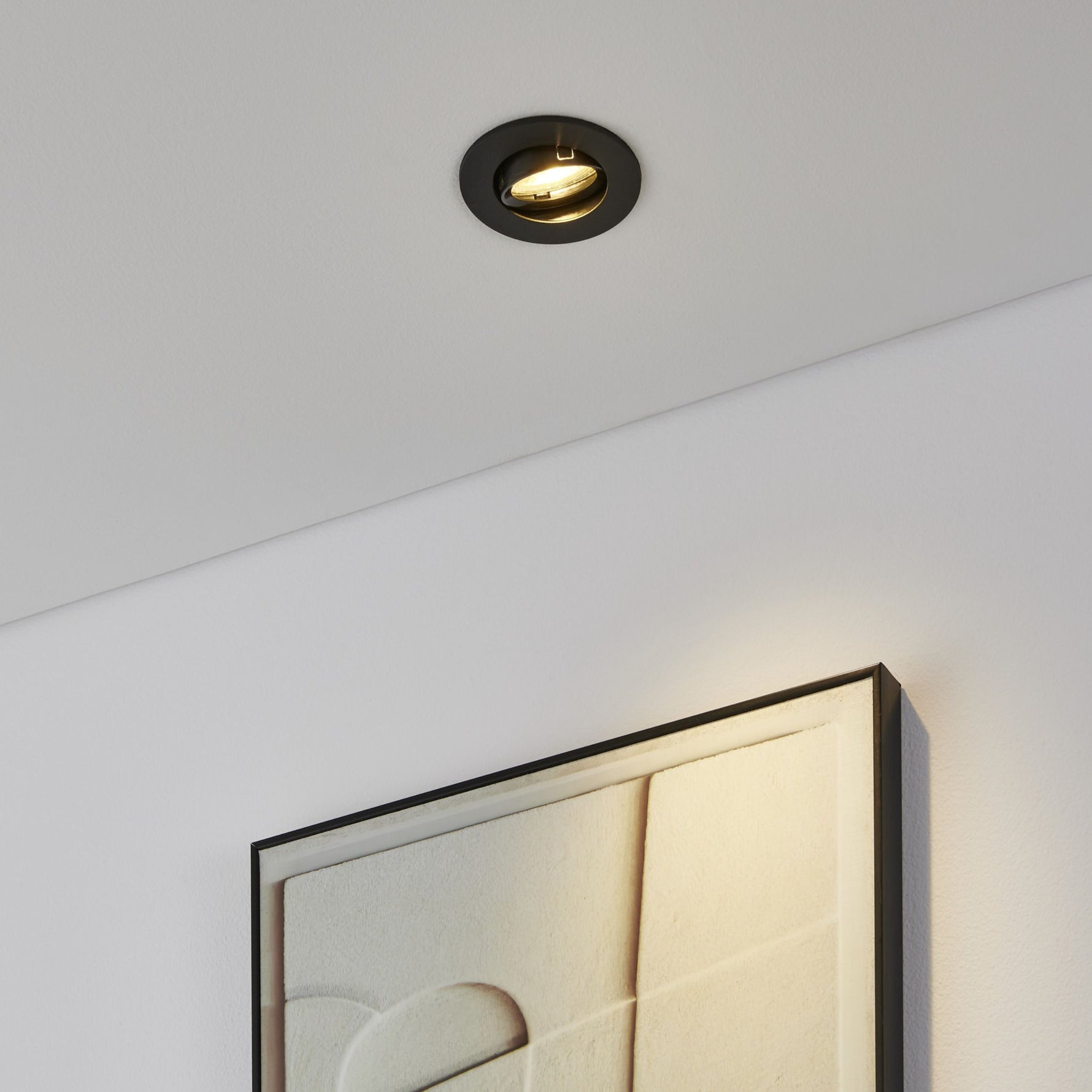 Eglo EU Barranco GU10 Black Round Set of 5 Recessed Light, IP20, 9cm product image - Endon Lighting from First Light Direct with great prices and fast UK delivery