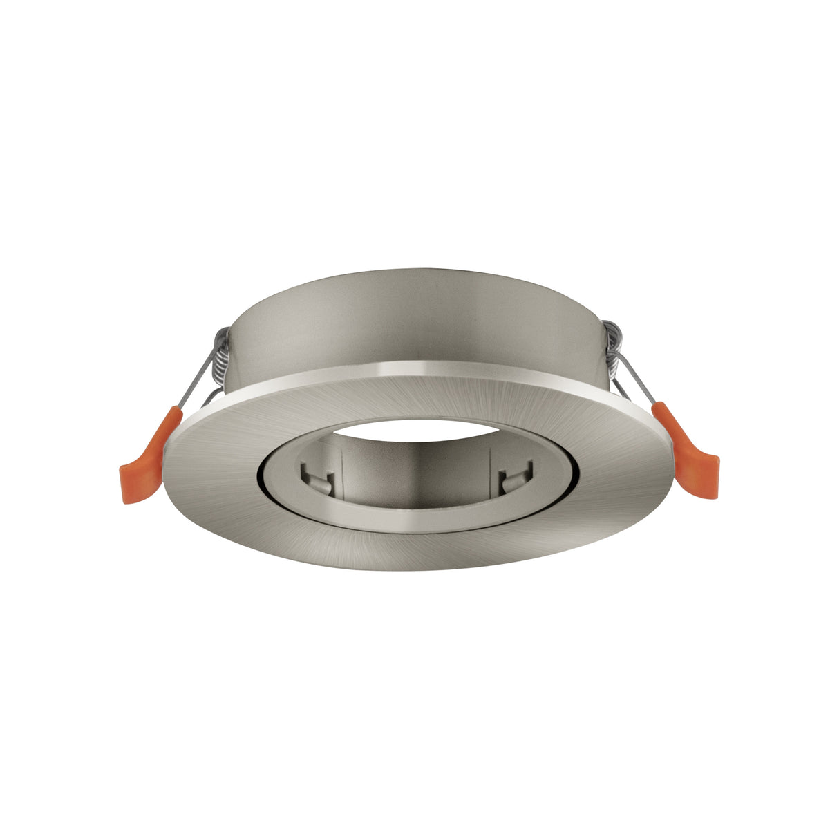 Eglo EU Barranco GU10 Satin Nickel Round Recessed Light, IP20, 9cm