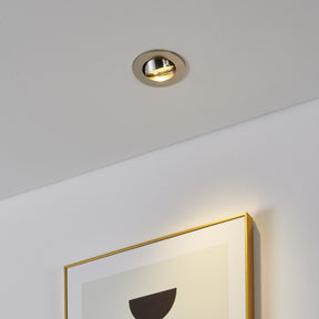 Eglo EU Barranco GU10 Satin Nickel Round Set of 5 Recessed Light, IP20, 9cm