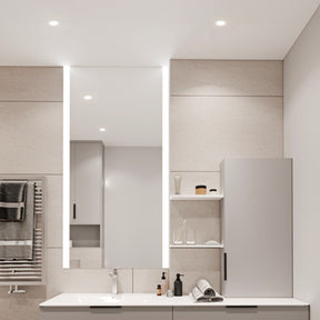 Eglo EU Barranco GU10 White Round Set of 3 Recessed Light, IP44, 8.4cm, 4000K