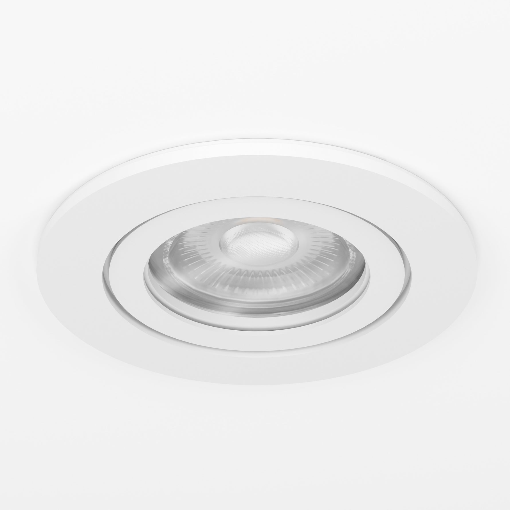 Eglo EU BARRANCO Recessed LED Light – White, 3?Step CCT, Warm to Cool White, Slim Indoor Ceiling Downlight