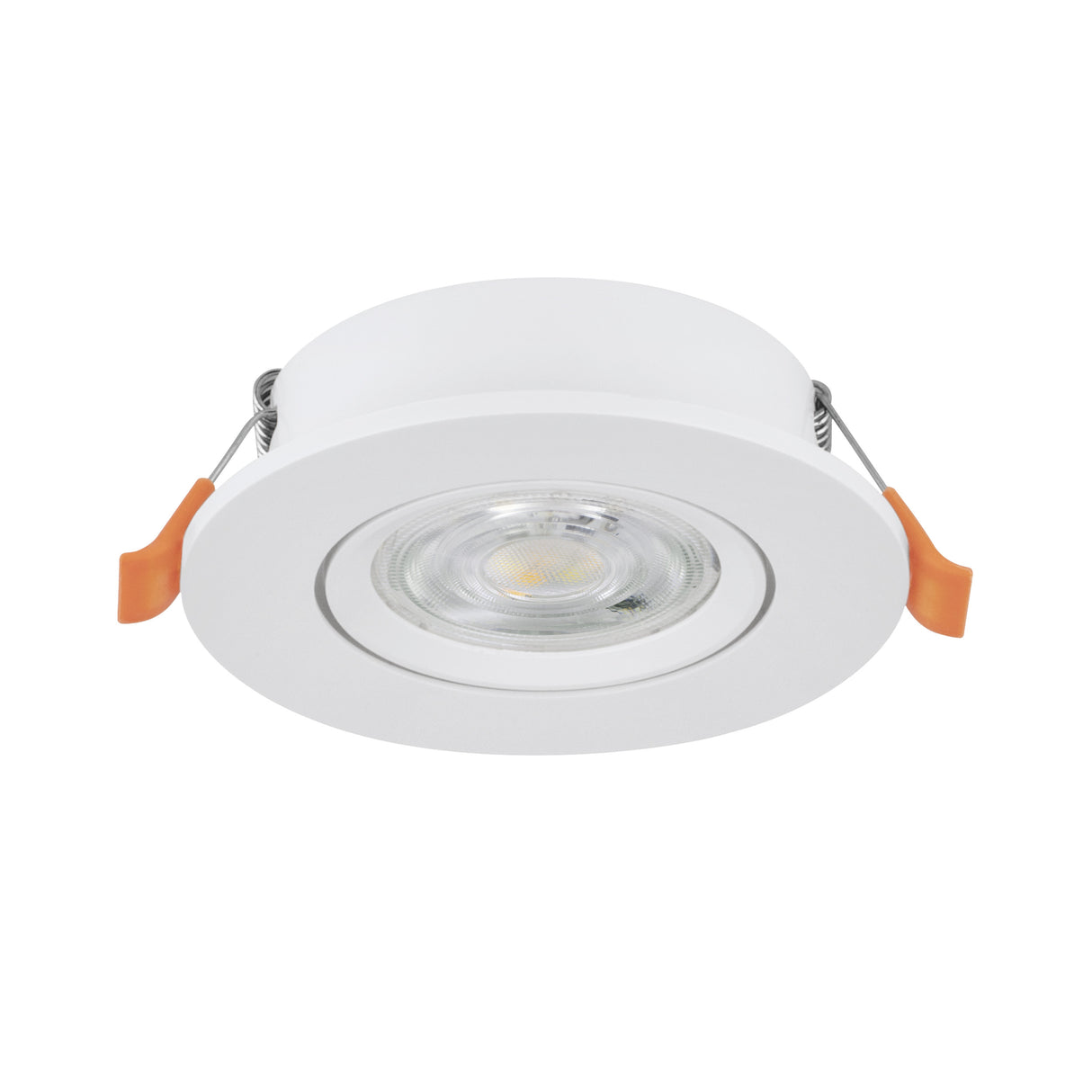 Eglo EU BARRANCO Recessed LED Light – White, 3?Step CCT, Warm to Cool White, Slim Indoor Ceiling Downlight