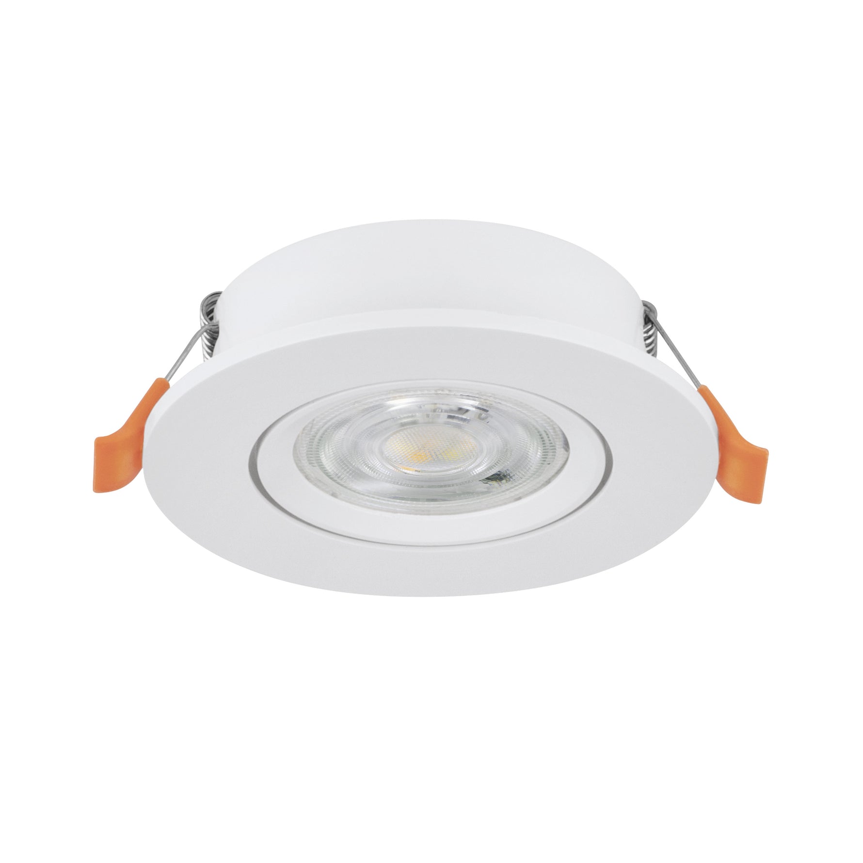 Eglo EU BARRANCO Recessed LED Light – White, 3?Step CCT, Warm to Cool White, Slim Indoor Ceiling Downlight