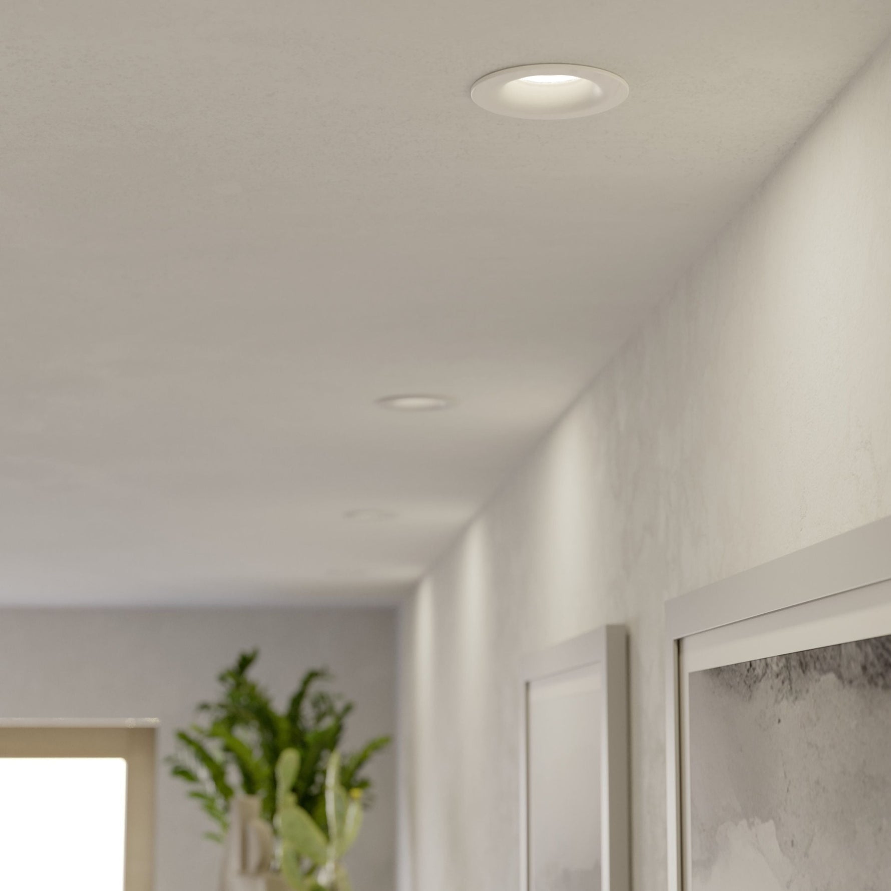 Eglo EU Salabate Black Aluminium LED Round Recessed Light, IP65, Tricolour product image - Endon Lighting from First Light Direct with great prices and fast UK delivery