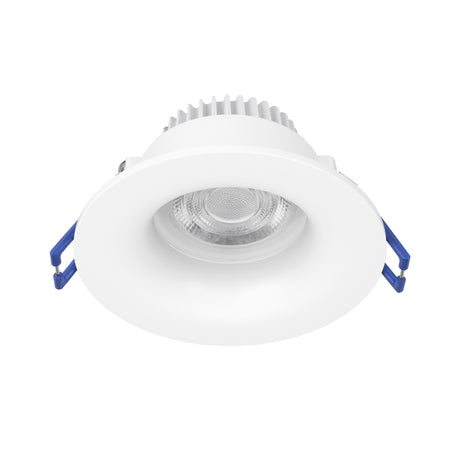 Eglo EU Salabate White Aluminium LED Round Recessed Light, IP65, Tricolour