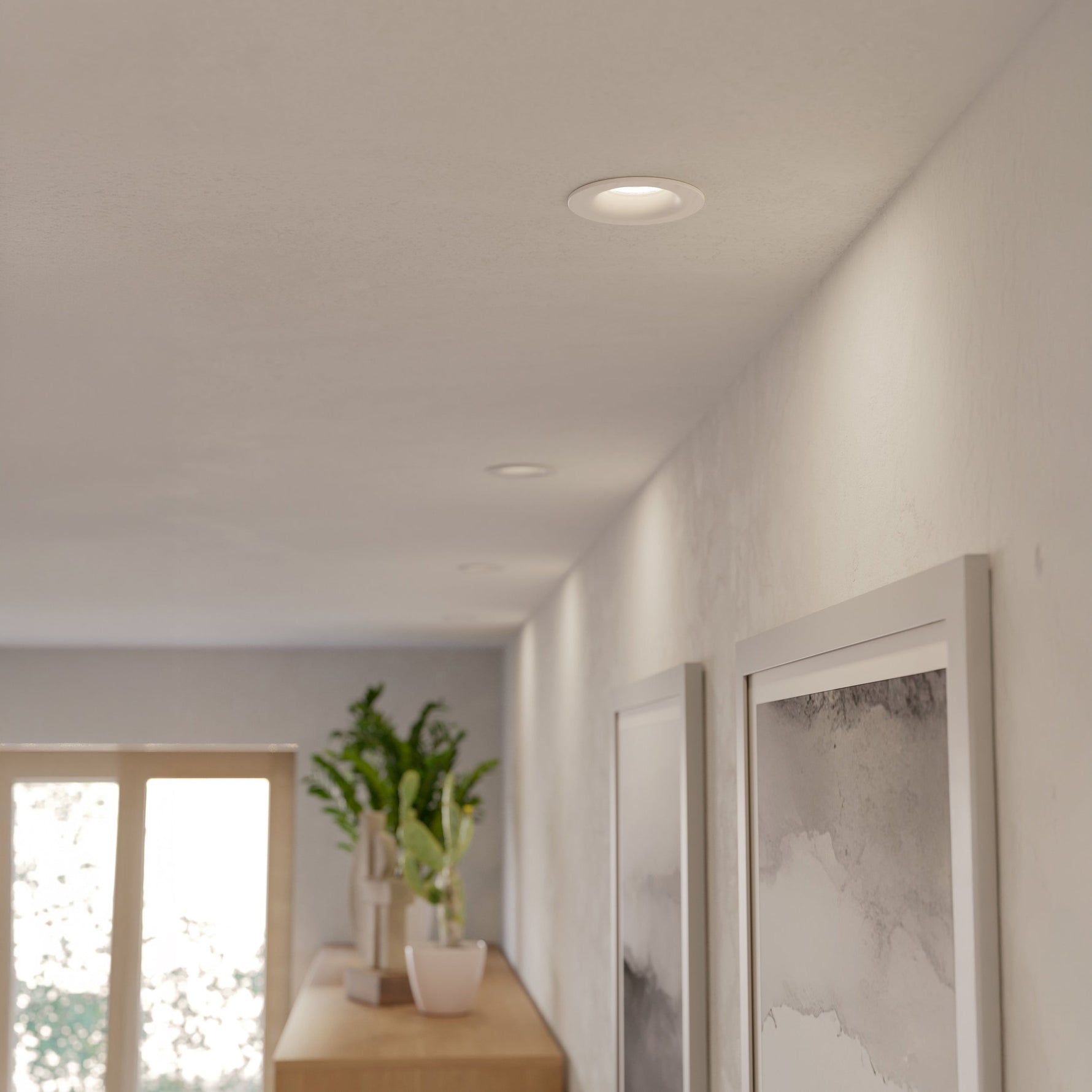 Eglo EU Salabate Black Aluminium LED Round Set of 3 Recessed Light, IP65, Tricolour product image - Endon Lighting from First Light Direct with great prices and fast UK delivery
