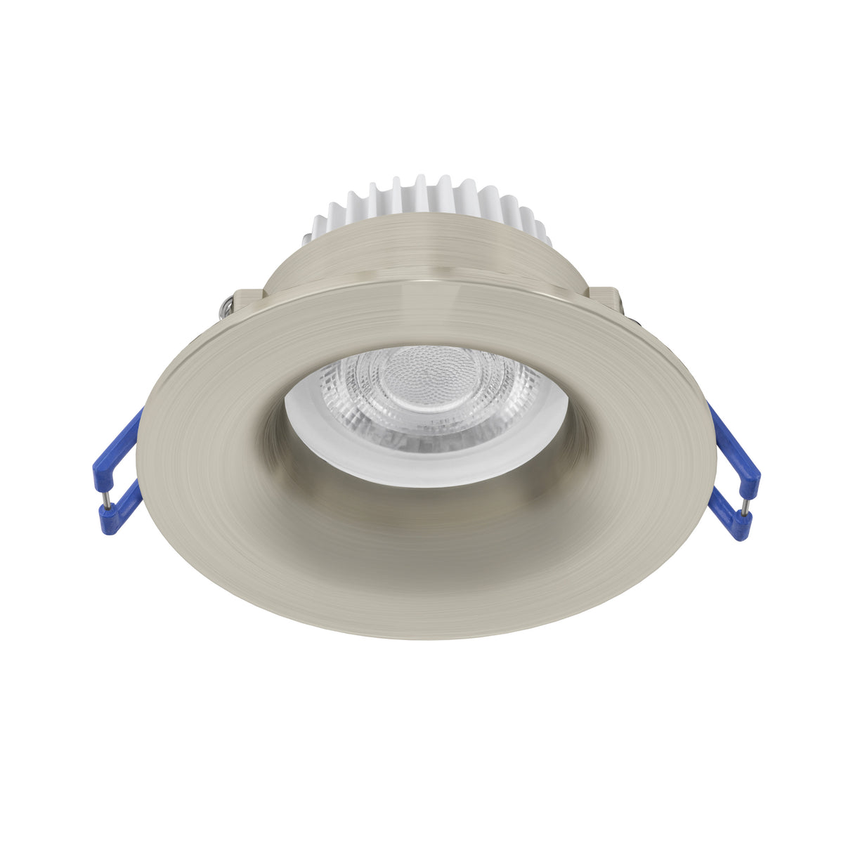 Eglo EU Salabate Satin Nickel Aluminium LED Round Recessed Light, IP65, Tricolour